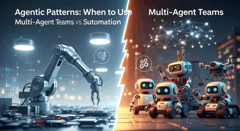 Agentic Patterns: When to Use Multi-Agent Teams vs. Simple Automation
